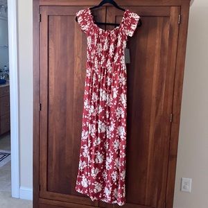 Lark + Grey off the shoulder dress